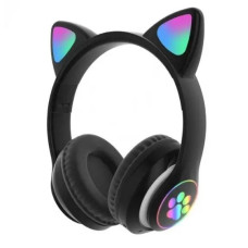 Бездротові навушники Cat Ear з котячими вушками чорні (STN-28BK)