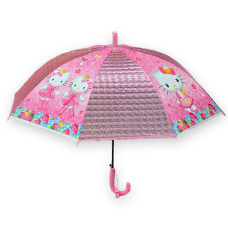 Парасолька-тростина дитяча з мультиплікаційними персонажами рожева (асорт) (SD8303PN)