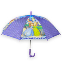 Парасолька-тростина дитяча з мультиплікаційними персонажами фіолетова (асорт.) (SD8303VL)