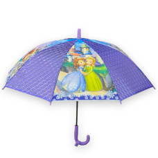 Парасолька-тростина дитяча з мультиплікаційними персонажами фіолетова (асорт.) (SD8303VL)