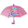 Парасолька-тростина дитяча з мультиплікаційними персонажами малинова (асорт) (SD8303ML)