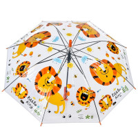 Парасолька тростина дитяча прозора з принтом d-84 см (асорт) (MK4810)