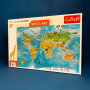 Пазли навчальні Trefl Карта світу 104шт. (англ.) (15570)
