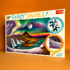 Пазли шалені Trefl Зоряне сяйво над Ісландією 600шт. (11114)