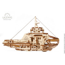 Механічний 3D пазл UGEARS Буксир (70078)
