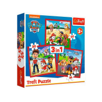 Пазли Trefl 3в1 Розважаємося разом Весела команда (34867)