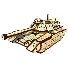 3D пазли PAZLY дерев'яний конструктор Танк Т-64 БВ 208 дет (UPZ-013T)