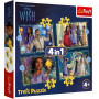 Пазли Trefl Дісней Бажання збуваються 4в1 (34649)