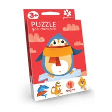 Пазли Danko Toys розвиваючі Puzzle для малюків (рос.) (PFK-03)