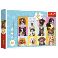 Пазли Trefl Портрети песиків 60ел (17374)