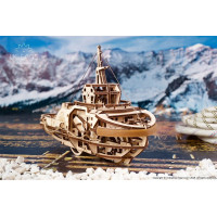Механічний 3D пазл UGEARS Буксир (70078)