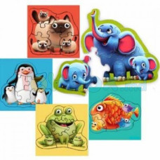 Пазли Puzzlika 5 в 1 З малюком 20 елементів (13098)