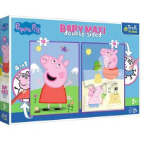Пазли Trefl BABY MAXI Хороший день Веселе поросятко + розмальовка 10+10ел (43001)