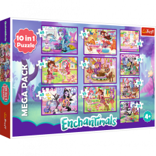 Пазли Trefl Пригоди Енчантімалс Mattel Enchantimals 10в1 (90354)