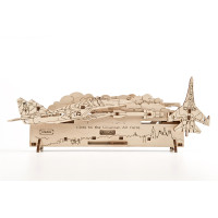 Пазли механічні UGEARS 3D Привид Києва атакує (70187)