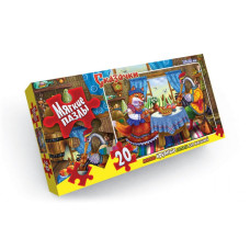 Пазли м'які Danko Toys Лисичка і журавель 20 ел. (S20-06-05)