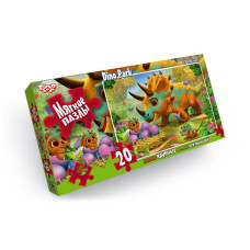 Пазли м'які Danko Toys Динозаврики 20 ел. (S20-08-08)