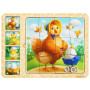 Пазл-сортер UBumblebees Етапи розвитку курочки (ПСФ018)