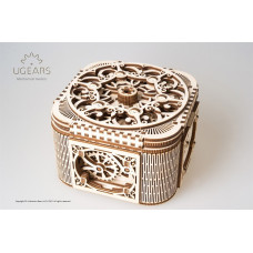 Механічний 3D пазл UGEARS Шкатулка з секретом (70031)