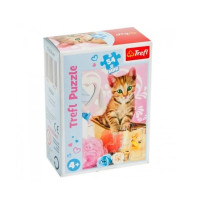 Пазли Trefl Симпатичні тварини міні 54ел Кошеня (19634)