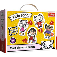 Пазли Trefl Baby Classic Весела киця Родина Киці Мури 18 ел (36088)