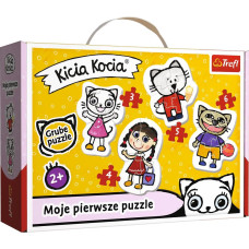 Пазли Trefl Baby Classic Весела киця Родина Киці Мури 18 ел (36088)