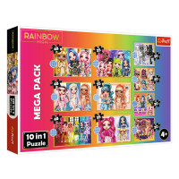 Пазли Trefl Rainbow High 10в1 Колекція модних ляльок (96000)