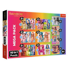 Пазли Trefl Rainbow High 10в1 Колекція модних ляльок (96000)
