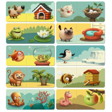 Розвиваючий пазл Puzzlika Мій будинок 20 елементів (13074)