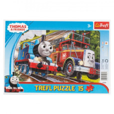 Пазли Trefl Пригоди Томаса. Томас і Флін 15шт. (31231)