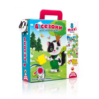 Пазли Vladi toys для найменших з липучками "4 сезони" (VT2907-04)