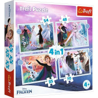 Пазли Trefl Магія лісу Крижане серце 2 Дісней 4в1 (34398)