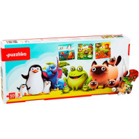 Пазли Puzzlika 3 в 1 Улюблені тварини 50 елементів (12985)