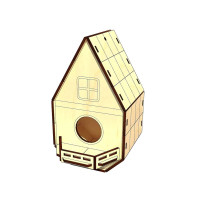 3D пазли PAZLY дерев'яний конструктор Шпаківня 25 дет (UPZ-018)