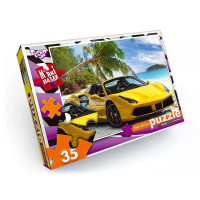 Пазли Danko Toys Жовта машина м'які великі 35 ел (S35-09-16)