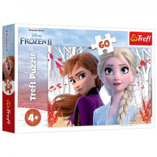 Пазли Trefl Чарівний світ Анни та Ельзи Дісней Крижане серце 60шт. (17333)
