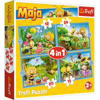Пазли Trefl Пригоди бджілки Майя 4в1 (34356)
