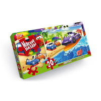 Пазли Danko Toys м'які великі деталі Тачки 20 ел (S20-08-07)
