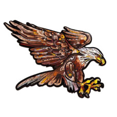 Пазли дерев'яні PuzzleOK фігурні 68 ел Карпатський орел (PuzA4-03519)