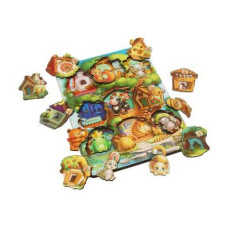 Пазл-вкладиш UBumblebees Де чий будиночок (ПСФ172)