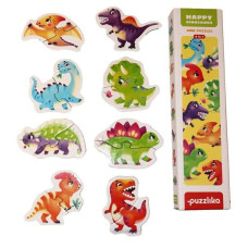 Пазли Puzzlika Динозаври 8 в 1 16 елементів (15252)