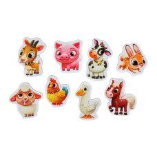 Пазли Puzzlika Тварини ферми 16 елементів (14781)