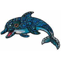 Пазли дерев'яні PuzzleOK фігурні 147 ел Морський дельфін (PuzA3-000716)