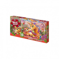 Пазли м'які Danko Toys Сім'я єдинорожків 20 ел. (S20-09-01)