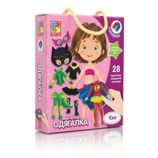 Гра розвиваюча Vladi Toys Магнітна одягалка "Єва" (VT3702-08)