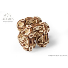 Механічний 3D пазл UGEARS Сферокуб (70049)