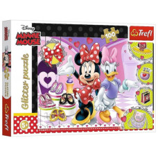 Пазли Trefl Glitter Міні Маус Дісней 100шт. (14820)