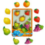 Пазл-вкладиш UBumblebees більш-менш Кошик з Фруктами-№2 (ПСФ045)