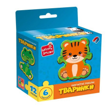 Пазли Vladi toys Малюк зможе "Тваринки" магнітні 12 ел (VT1733-04)