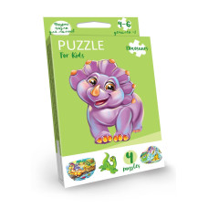Пазли Danko Toys розвиваючі Puzzle для малюків (рос.) (PFK-06)